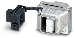 SCRJ-Push-Pull-Kupplung, IP67, Meta ll, CAT.5e, mit Schutzdeckel, Farbe