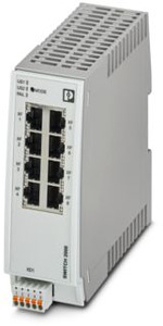 Managed Switch 2000, 8 RJ45-Ports 1 /100 MBit/s, Schutzart IP20