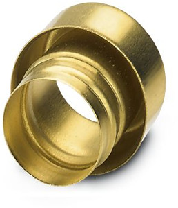Endtüllen als Kabelschutz, aus Mess ing, für WP-STEEL PVC C