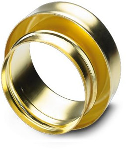 Endtüllen als Kabelschutz, aus Mess ing, für WP-STEEL PVC C