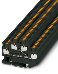 Bauelementreihenklemme, mit integr erter Diode 1N4007, Anschlussart: 