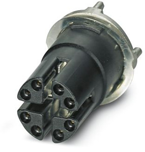 Einbaubuchse, Ethernet CAT6<sub>A</ ub>, 8-polig, Buchse, gerade, M