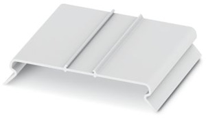 Abdeckprofil, Breite: 54,5 mm, Höhe : 10,5 mm, Material: PC, Länge: 100