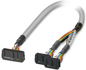 Rundkabel 2m m. 14-pol. und 20-pol. Federleiste