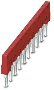 Steckbrücke, Rastermaß: 8,2 mm, Bre ite: 80,3 mm, Polzahl: 10, Farbe: r