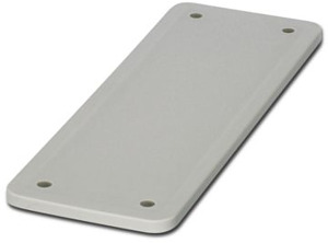 Abdeckplatte B 24 HEAVYCON grau 36x113mm