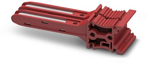 Unterbrechungsstecker, Breite: 16,3 mm, Farbe: rot