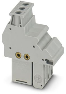 Stecker 3-polig Schraubanschluss 18,6x48,5mm grau