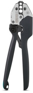 Presszange, für CATV Verbinder, 6,6 5 mm, 8,23 mm, 9,70 mm, drei gekenn