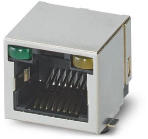 RJ45-Buchseneinsatz, Schutzart: IP2 0, 10 GBit/s, Anschlussart: Lötanschluss