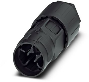 1xQUICKON Leitungsverb. KD:9-14mm 4+PE 2,5-6qmm 40A 690V bk