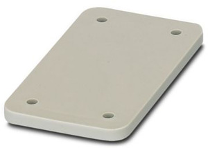 Abdeckplatte B 6 HEAVYCON grau 36x52mm