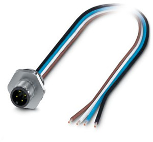 Bussystem-Einbausteckverbinder, PRO INET, 4-polig, Stecker, M12, D-ko