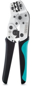 Presszange, für nicht isolierte Kab elschuhe, 0,5 - 6qmm, Indent-Crimp