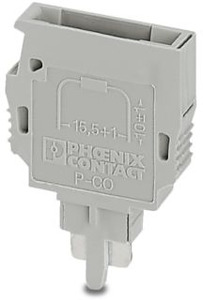 Bauelementenstecker 24x5,2x22mm grau