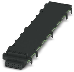 Tragschienen-Busverbinder 16-pol. 37,1x161,6mm schwarz