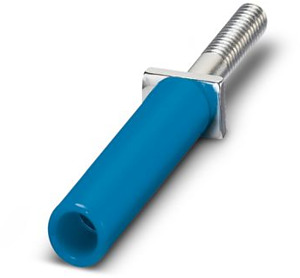 Prüfsteckerbuchse blau