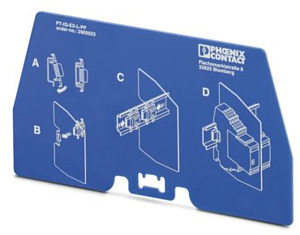 Trennplatte für NS-35/7,5 Tragschie