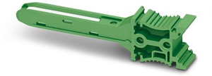 Unterbrechungsstecker, Breite: 13,6 mm, Farbe: grün