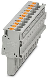 Stecker, Anschlussart: Push-in- / S teckanschluss, Polzahl: 11, Quersch