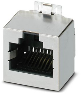 RJ45-Buchseneinsatz, Schutzart: IP2 0, 10 GBit/s, Anschlussart: Lötanschluss