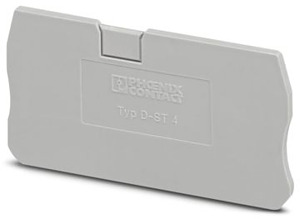 Deckel für Zugfederklemme 4qmm grau