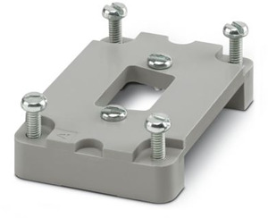 D-SUB-Adapterplatte 15pol. HEAVYCON Bestückung m.D-SUB-Stecker