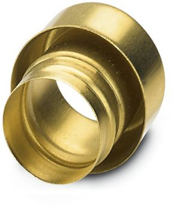Endtüllen als Kabelschutz, aus Mess ing, für WP-STEEL PVC C