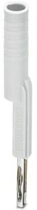 4-mm-Prüfadapter, für Klemmen in 5, mm und 6,2 mm Teilung