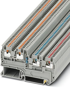Initiatoren-/Aktorenklemme, mit 10 kOhm Widerstand, Anschlussart: Pus