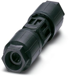2xQUICKON Leitungsverb. KD:6-11mm 4+PE 1-2,5qmm 20A 690V bk