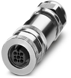 Sensor-Aktor-Buchse 5pol. M 12 gerade geschirmt
