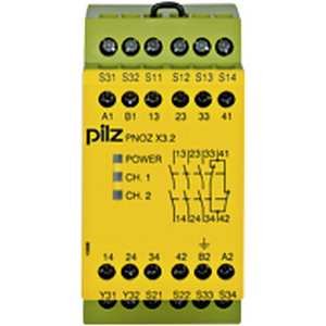 PNOZ X3.2 230VAC 24VDC 3n/o 1n/c 1s