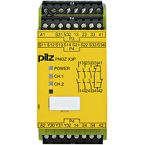 PNOZ X3P 24VDC 24VAC 3n/o 1n/c 1so