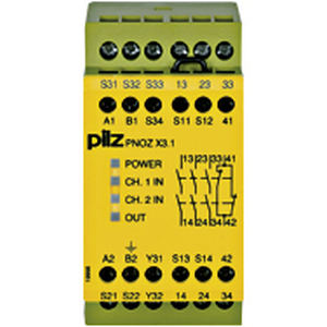 PNOZ X3.1 230VAC 24VDC 3n/o 1n/c 1s