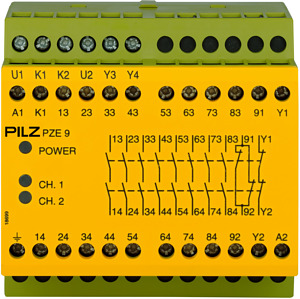PZE 9 110-120VAC 8n/o 1n/c