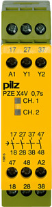 PZE X4V 0,7/24VDC 4n/o fix