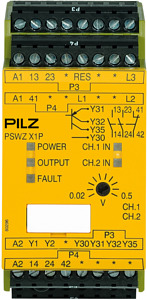 PSWZ X1P 0,5V /24-240VACDC 2n/o 1n/c 2so