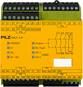 PMUT X1P 24VDC 3n/o 1n/c 5so