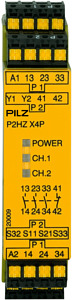 P2HZ X4P C 24VDC 3n/o 1n/c