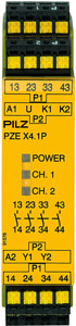 PZE X4.1p. C 24VDC 4n/o