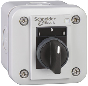 Gehäuse 1 Wahlschalter 2 St.rastend 2S