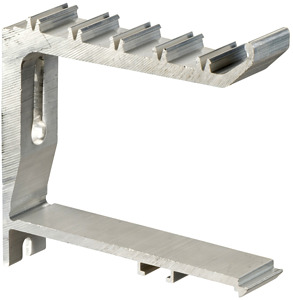 Konsole fix mit Lamellenhalter 123m m