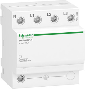 Überspannungsableiter iPF K 40, Typ 2, 3P+N, Imax 40kA, In 15kA, TT T