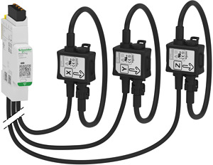 Energiezähler, PowerTag Rope 600A 3P/3P+N, Funk, Position oben und un