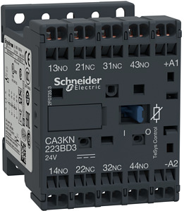 Hilfsschütz 2S+2Ö 24VDC m.Schutzbeschaltung