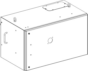 KS Abgangskasten,400A, leer, 3L+N+P