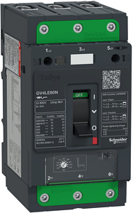 Motorschutzschalter mag. - TeSys GV 4 - 80A 3P 50kA - EvLink - Kipphebe