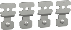 WANDLASCHEN STAHL 4STK WA:10mm