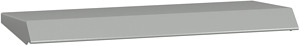 Regenschutzdach TxB:400x150mm RAL7035 Stahlblech
